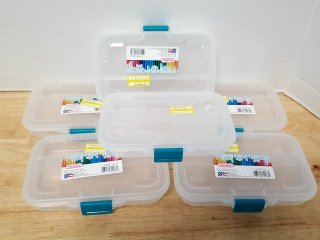 New Clear Plastic Storage Boxes