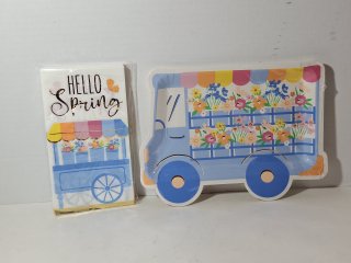New matching napkins and plate sets