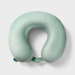 New Memory Foam Travel Neck Pillow Sage - Op