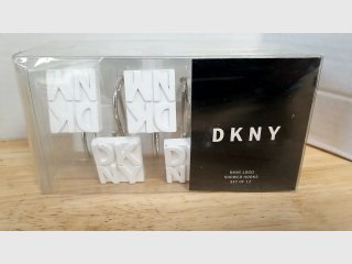 DKNY White Shower Hooks Set of 12