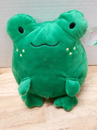 New Green Frog Plush Toy, 8 in