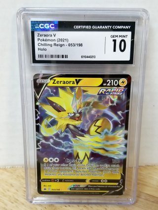 CGC 10 Zeraora V Pokemon Card