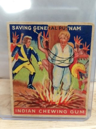 Vintage Indian Chewing Gum Card
