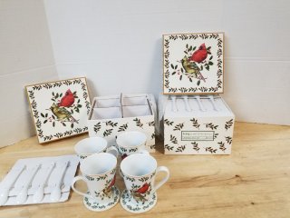 2 full cardinal mug sets