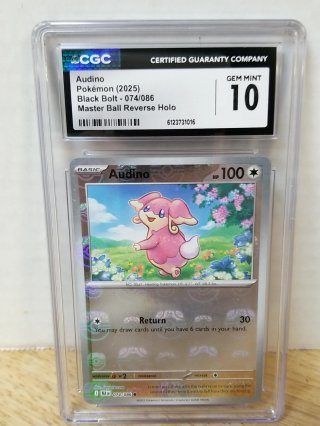CGC 10 Audino Pokemon Card in CGC Case