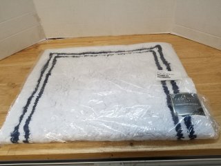New Border Stripe bath rug 34 by 21 inch