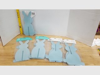 Wood Bunny Cutouts (4pk)