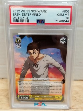 Eren Determined Weiss Schwarz PSA 10