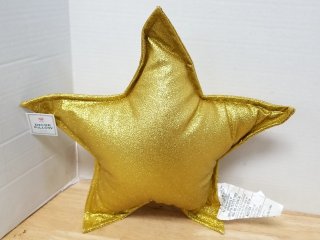 New Gold Star Decor Pillow, 13 in