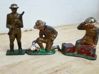 Vintage Toy Soldiers, 4 in.