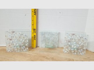Butterfly Frosted Glass Voltive Holders