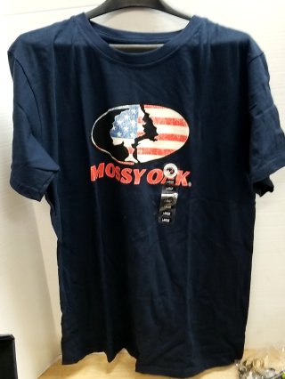 New mens Mossy Oak USA Logo T-Shirt, Large
