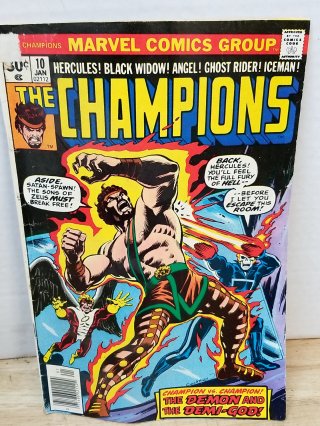 The Champions #10 Comic Book