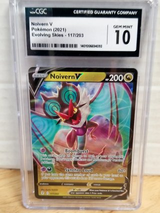 Graded Noivern V Pokemon Card