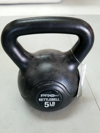 New Black 5 lb Kettlebell