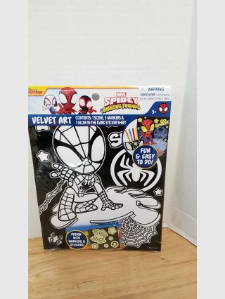 New Spider-Man Velvet Art Kit