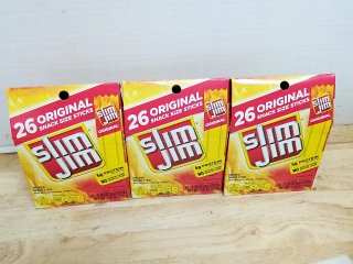New Three Slim Jim Snack Boxes