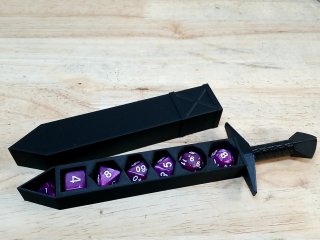 New Sword Dice Case, 9 in