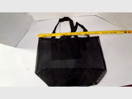 Black Mesh Reusable Tote Bag