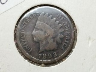 1893 Indianhead penny