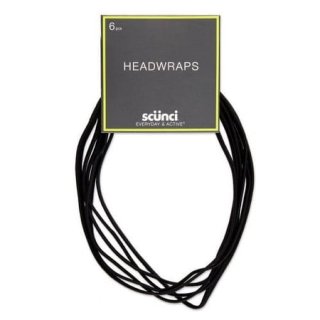 New Scunci Flat No Damage Elastic Headwraps