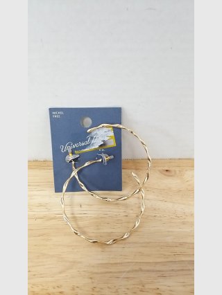 New earrings, 3 inch