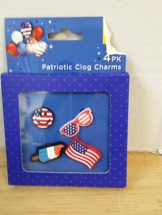 Patriotic Clog Charms