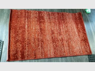 New Rustic Red Area Rug, 3x5.3 ft