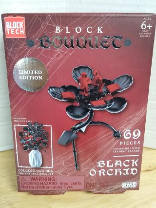 New Black Orchid Block Bouquet Set