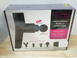 New Black Percussion Massager Box