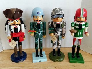 Nutcracker Soldier Figures, Great cond, 13 in