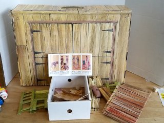 Vintage Marx Circle K Ranch play set, 22