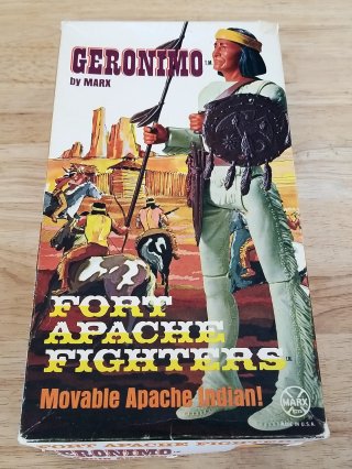 Vintage Marx Geronimo Action Figure, exc cond