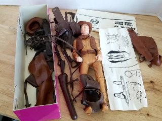 Marx Jamie West Cowboy Figure Set