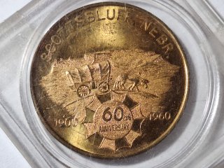 Scottsbluff Nebraska 60th anniversary Commerative Coin, 1900-1960