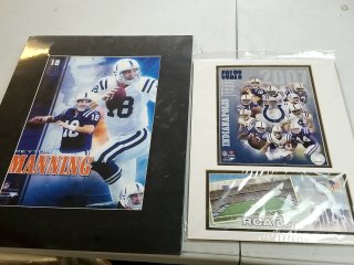 Peyton Manning Colts Photo Set, 22 in