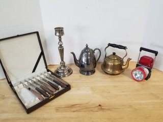 KNIVES, teapots, and misc 