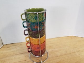 Tea cups, each approx 4 by 2 inch 