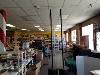 IYN stands, each approx 12 foot tall 