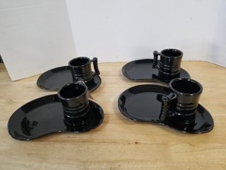Frankoma mugs and trays