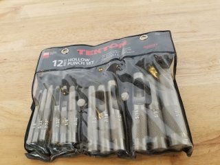 12 piece hollow punch set