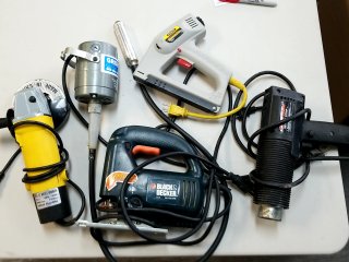 Used Power Tools Lot