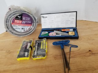 Clad cable, soldering tool, othet