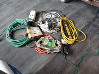 EXTENSION cords and other 