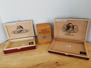 Collector boxes, largest approx 10 by 8 inch 