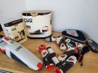 BLACK and Decker tools, 2 batteries, chargers