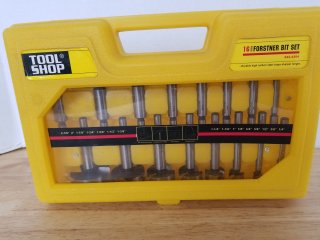 16 piece forstner bit set