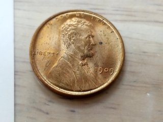 1909 VDB Penny,  higher grade
