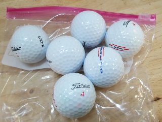 6 Titleist Trufeel Golf balls