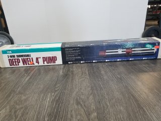 Deep well 4 inch pump, never been used 